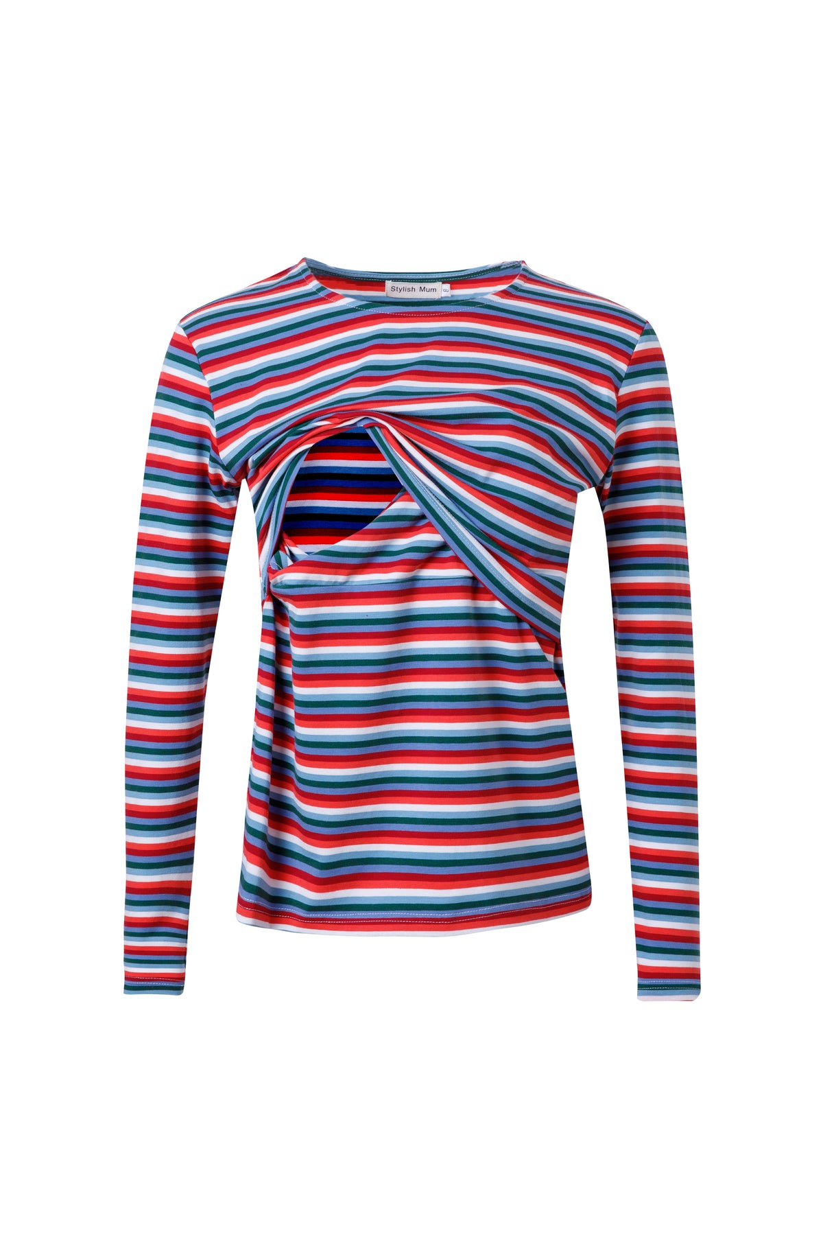 Rainbow Breastfeeding Top | Nursing Top | Fashionable Breastfeeding Clothes UK by Stylish Mum