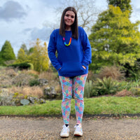 Bex Blue Breastfeeding Jumper - Stylish Mum