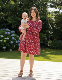 Tartan Breastfeeding Skater Dress