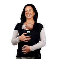 Gaia Carry Stretchy Baby Wrap Pure Tencel - Ebony