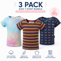 Three Kids Baby T-Shirt Bundle – Soft Cotton Everyday Essentials