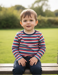 Cara Stripe Cotton Kids Top | Best Selling Kids Basics