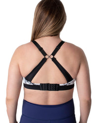 Maternity & Nursing Sports Bra | B-F Cup | Marble Print
