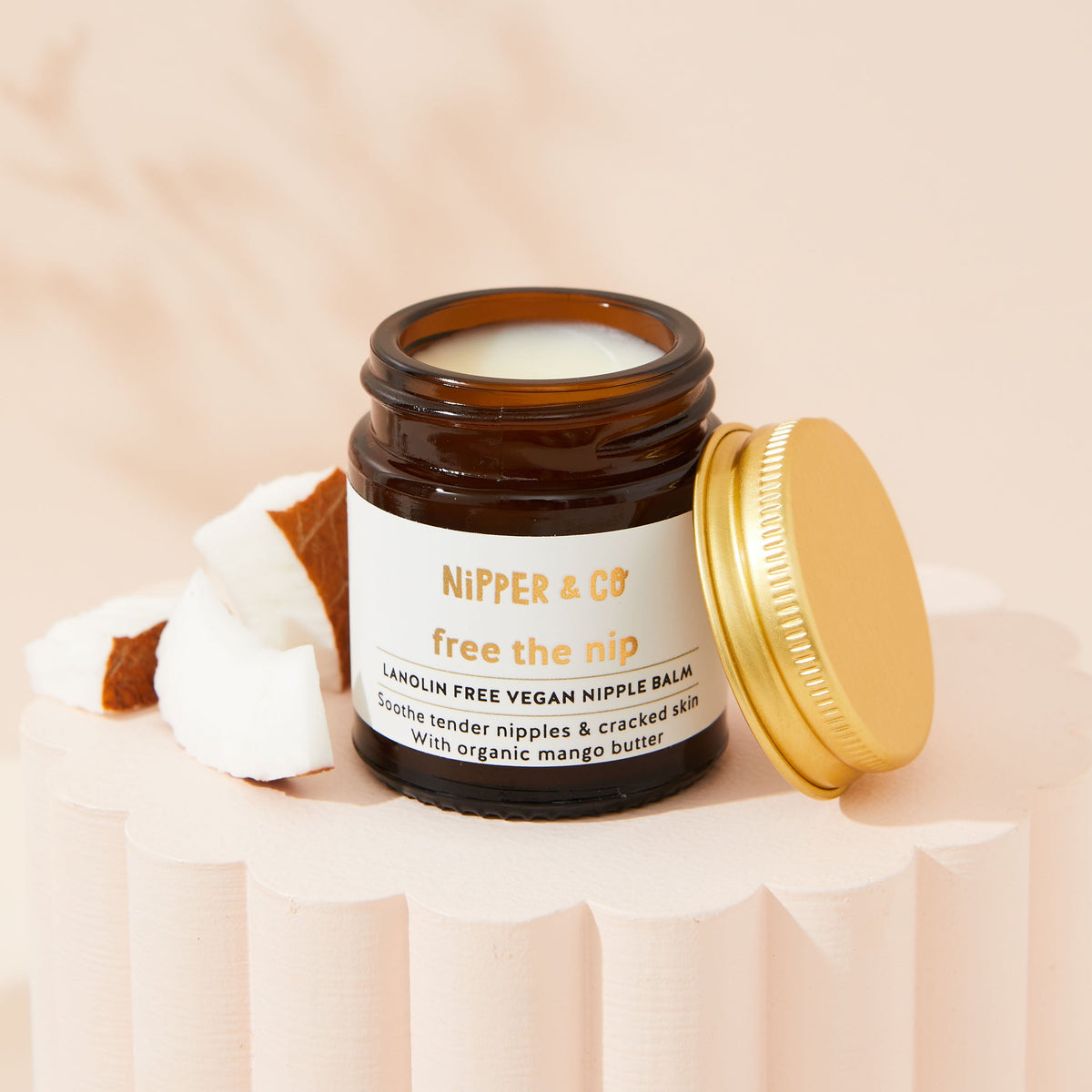 Free The Nip, Lanolin Free Vegan Nipple Balm for nursing Mums