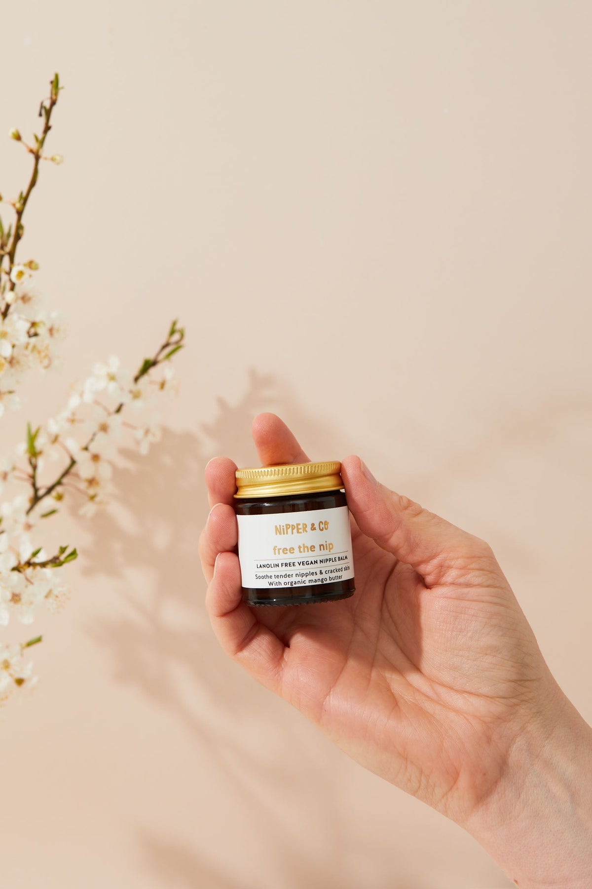 Free The Nip, Lanolin Free Vegan Nipple Balm for nursing Mums