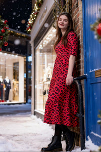 Christmas breastfeeding dress
