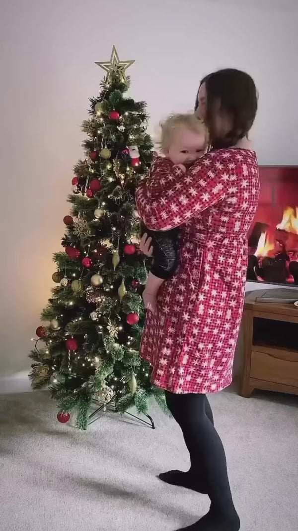 breastfeeding Christmas dress