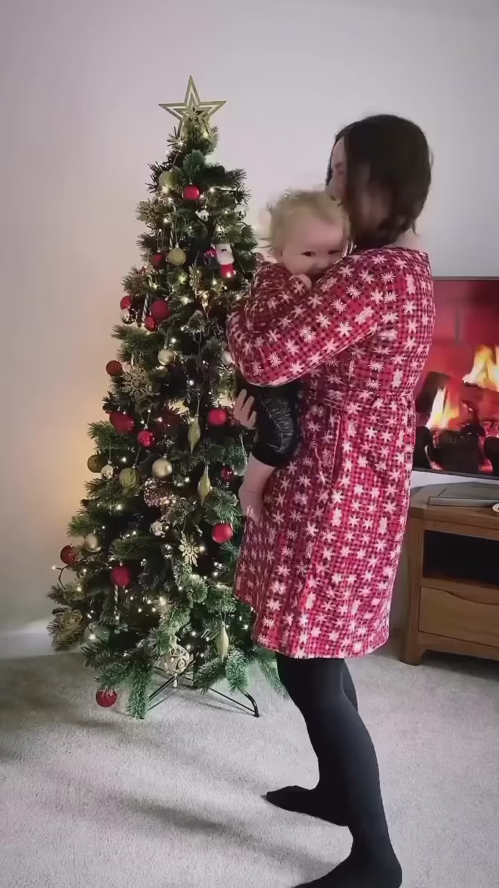 breastfeeding Christmas dress