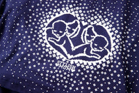 Blue LOVE Breastfeeding Top - Stylish Mum