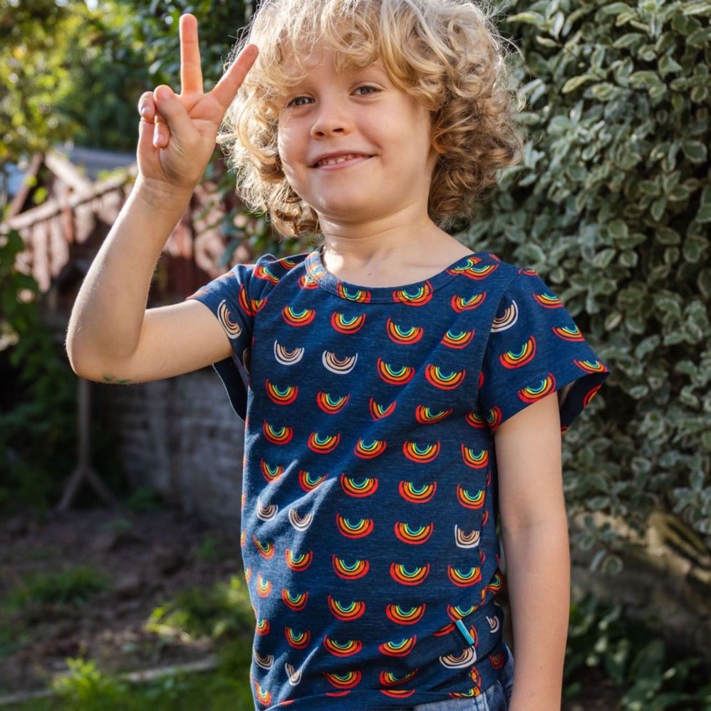 Boob Over the Rainbow Kids top - Stylish Mum