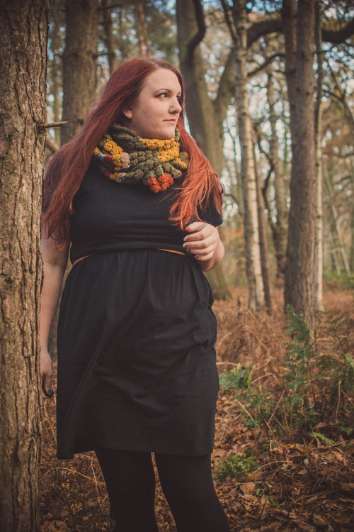 Casey Black Breastfeeding Skater Dress - Stylish Mum nursing dresses UK