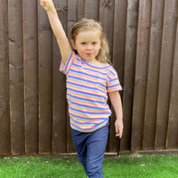 Chloe Rainbow Kids Top - Stylish Mum