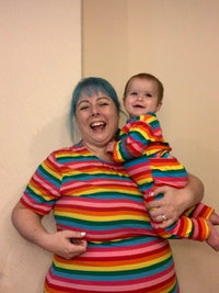 Easy Change Rainbow Babygrow - Stylish Mum