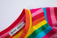 Easy Change Rainbow Babygrow - Stylish Mum