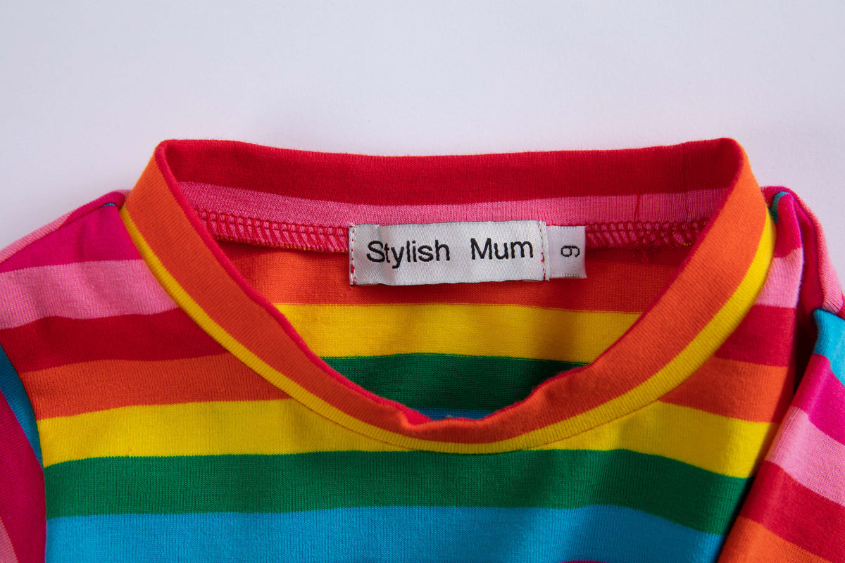 Easy Change Rainbow Babygrow - Stylish Mum