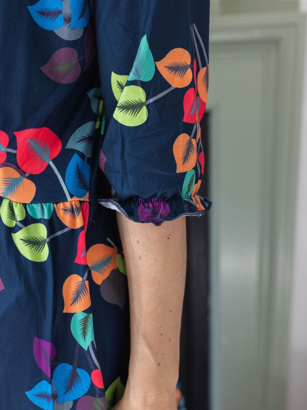 Faith Floral Midi Breastfeeding Dress - Stylish Mum