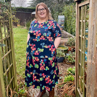 Faith Floral Midi Breastfeeding Dress - Stylish Mum