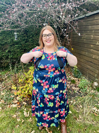 Faith Floral Midi Breastfeeding Dress - Stylish Mum