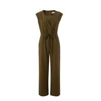 Kerry Khaki Breastfeeding Jumpsuit - Stylish Mum nursing jumpsuit UK