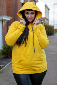 Mustard Breastfeeding Hoodie - Stylish Mum