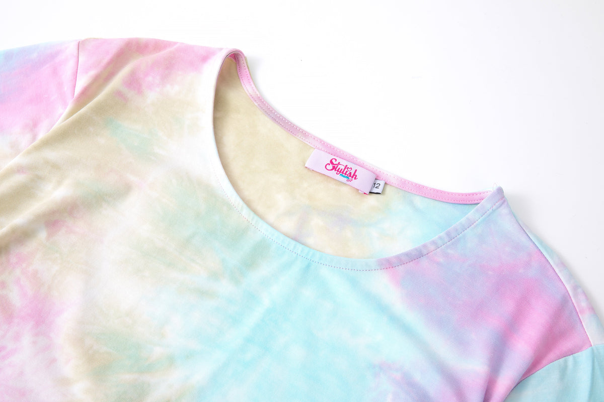 Pre-Order Tie Dye Breastfeeding Top - Stylish Mum