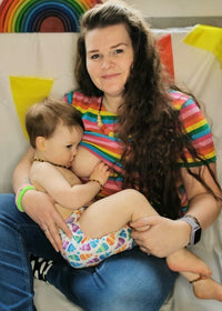 Rachael Rainbow Breastfeeding T-shirt - Stylish Mum