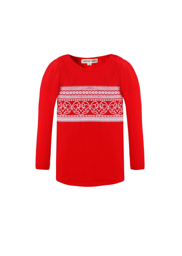 Red LOVE Stylish Kid Top - Stylish Mum