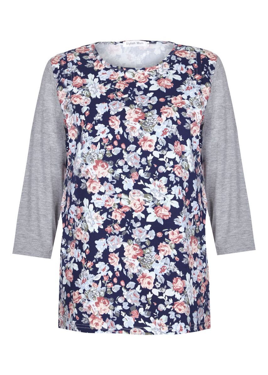 REDUCED LAST FEW Freya Floral Breastfeeding Top