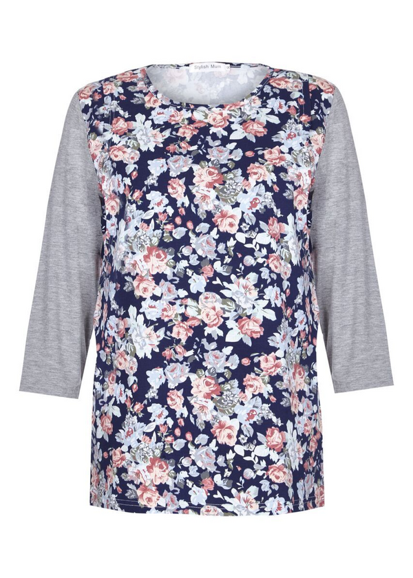 REDUCED LAST FEW Freya Floral Breastfeeding Top