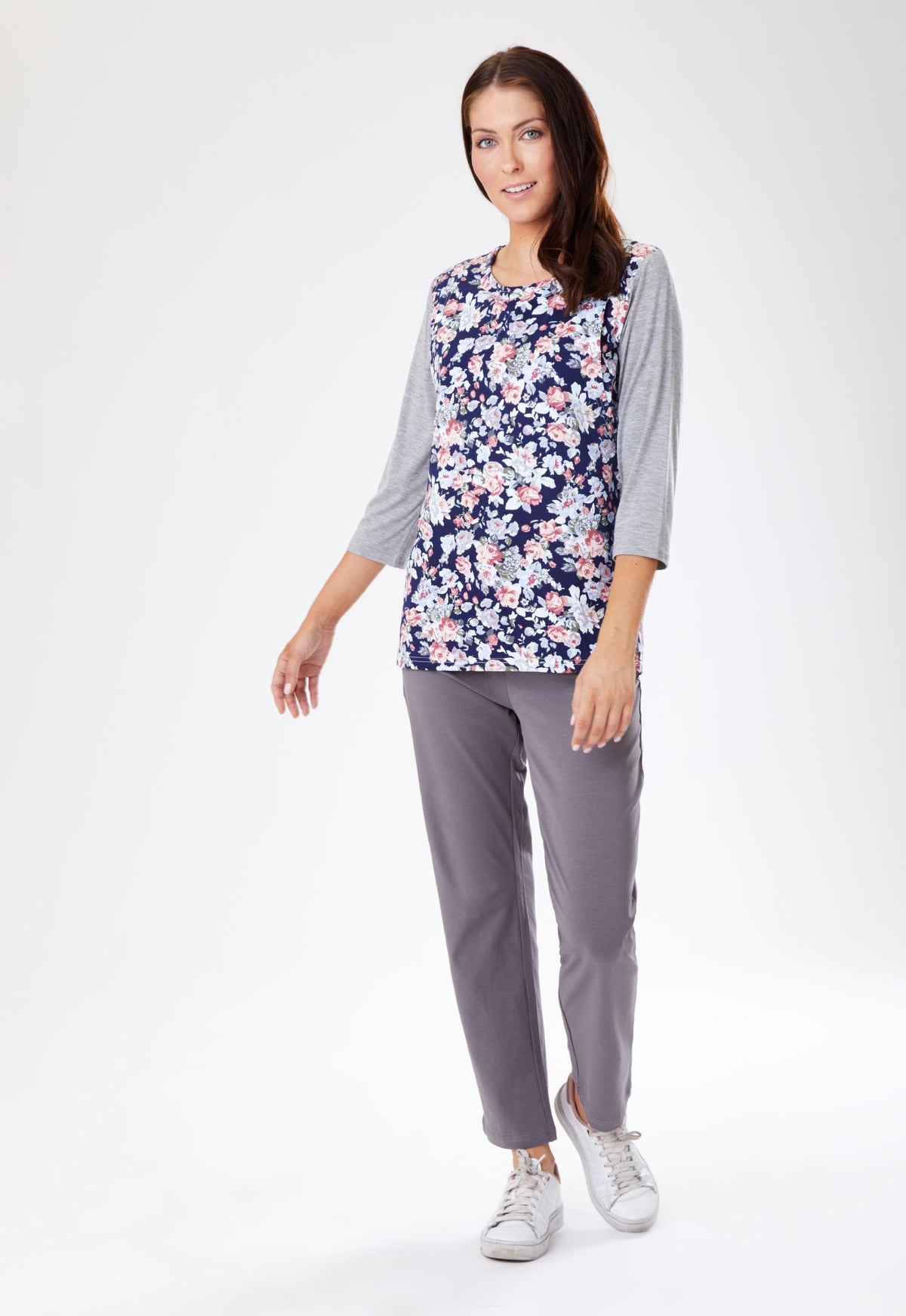 REDUCED LAST FEW Freya Floral Breastfeeding Top