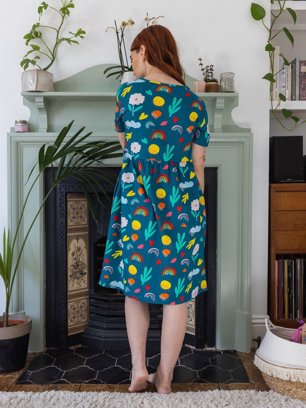 Sophie Floral Breastfeeding Dress - Stylish Mum