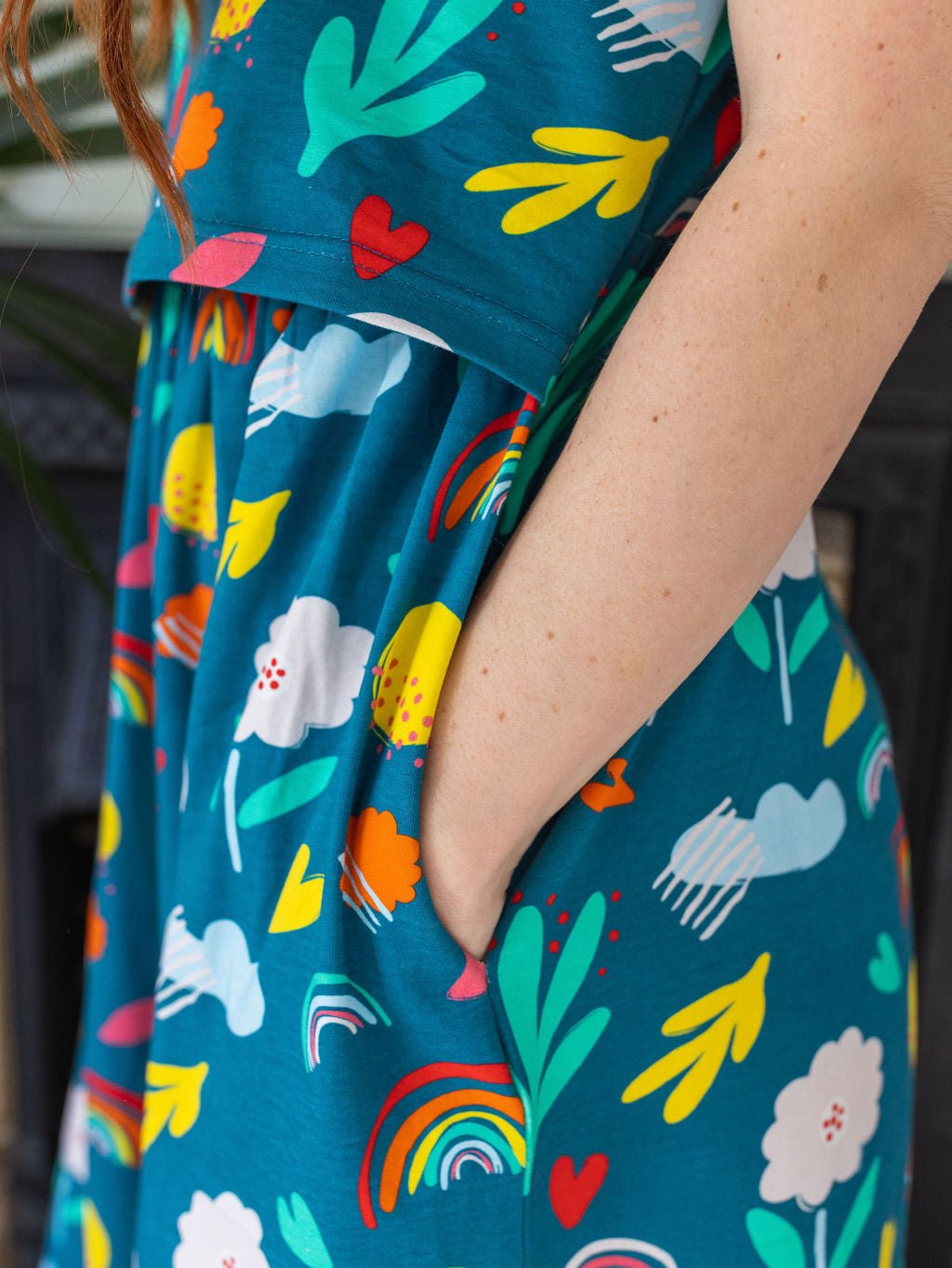 Sophie Floral Breastfeeding Dress - Stylish Mum