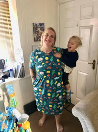 Rainbow Breastfeeding Dress | Fashionable Breastfeeding Clothes UK by Stylish Mum 