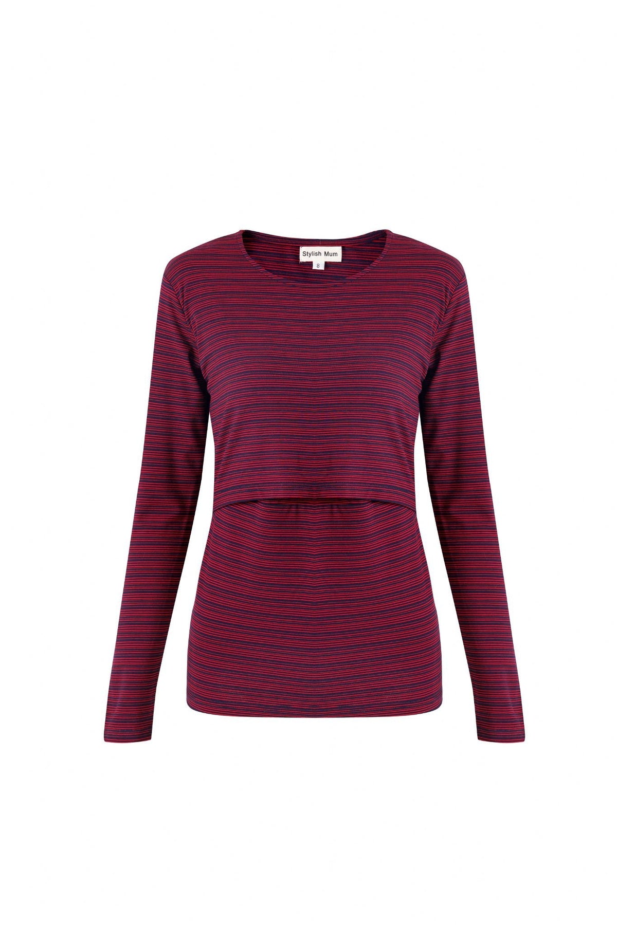 Suzie Stripe Breastfeeding Top - Stylish Mum