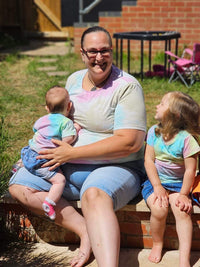 Tie Dye Breastfeeding Top - Stylish Mum