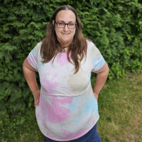 Tie Dye Breastfeeding Top - Stylish Mum