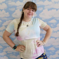 Tie Dye Breastfeeding Top - Stylish Mum