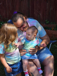 Tie Dye Breastfeeding Top - Stylish Mum