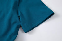 Tracy Teal Breastfeeding Skater Dress - Stylish Mum